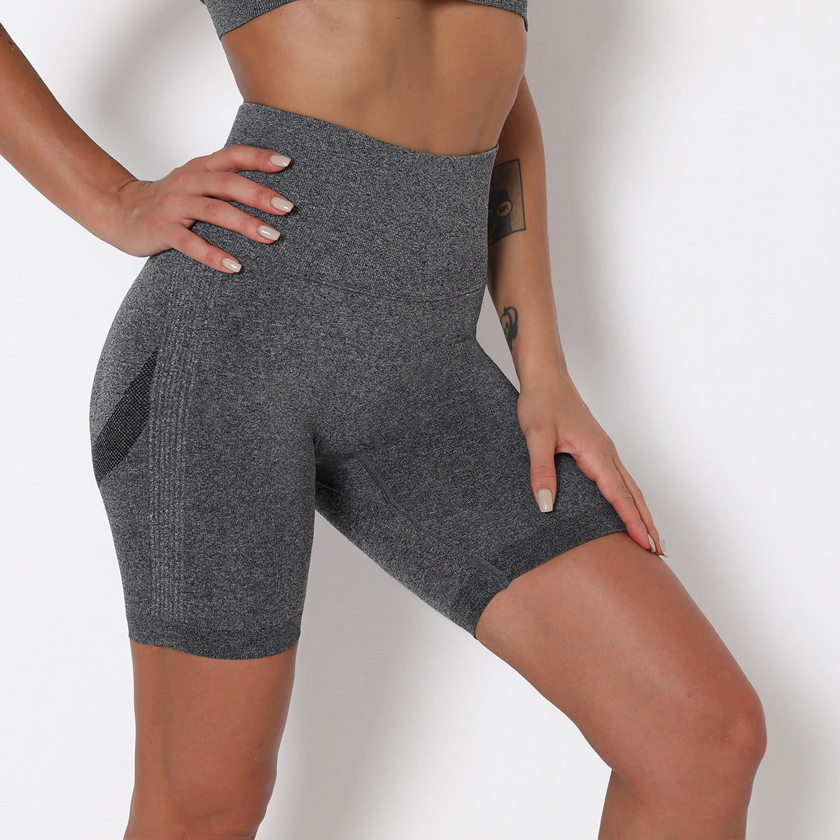 High Waist Hip Lifting Active Shorts