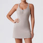 Nude sports dress outdoor golf yoga tennis dress