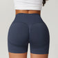 Hip lift seamless skinny yoga exercise shorts