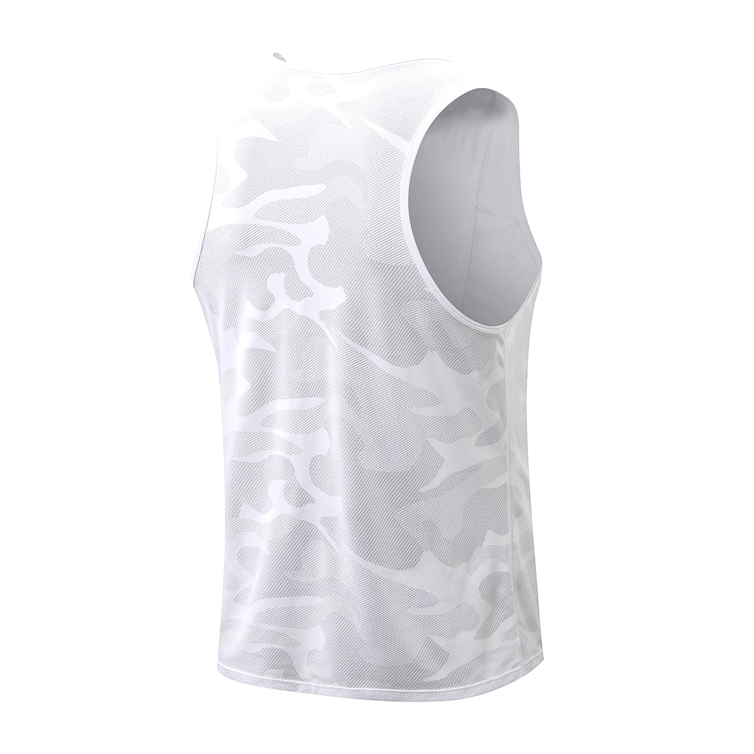 Men's summer cotton camouflage sleeveless sports top