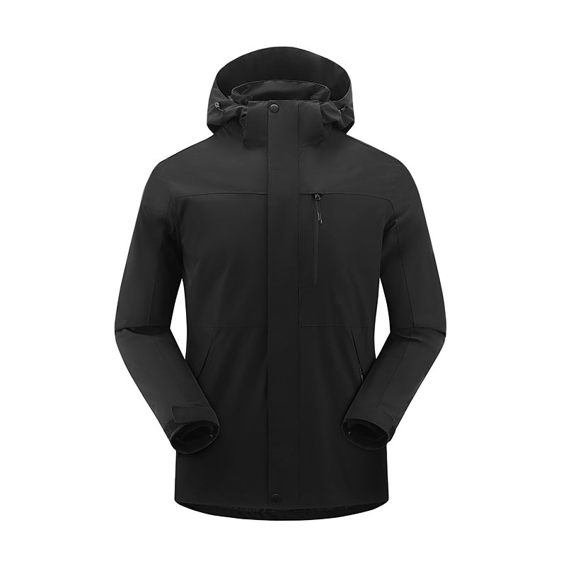 Removable warm outdoor windproof and rainproof jacket