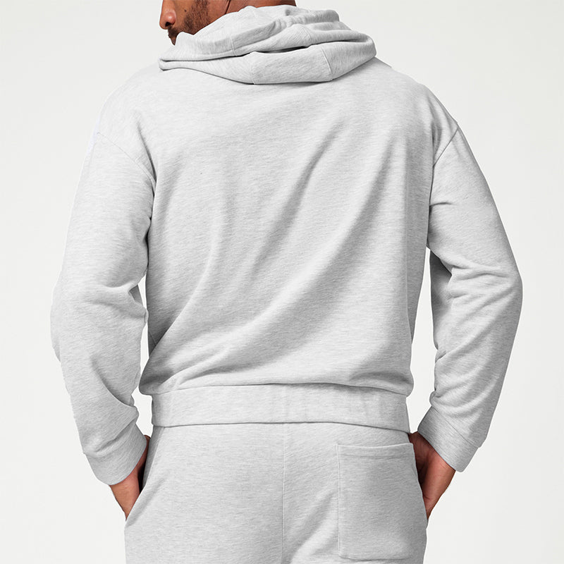 Men's zipper front Hooded Fitness Sports Citywalk Sweatshirt