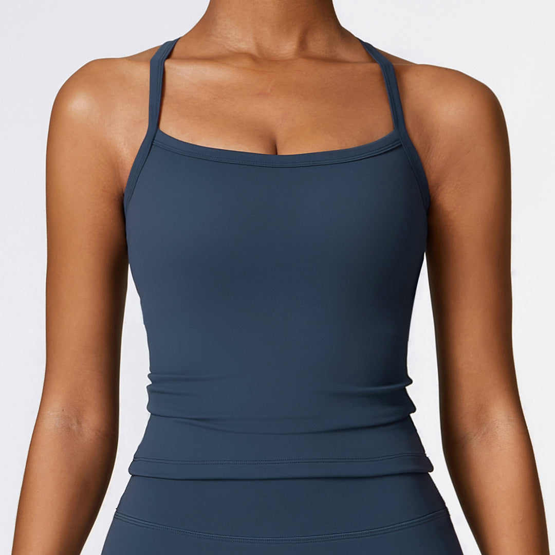 Rear cross running quick-dry yoga sports bras