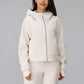 Fleece Full Zipper Thickened hooded and Warm Sweatshirt