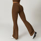 Ultra-soft V-cross High Waist Sports Flared Leg Pants