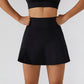 Ultra-soft Breathable High Waist Slit Sports Mini Skirts