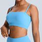 Seamless slimming bandeau sports yoga bra