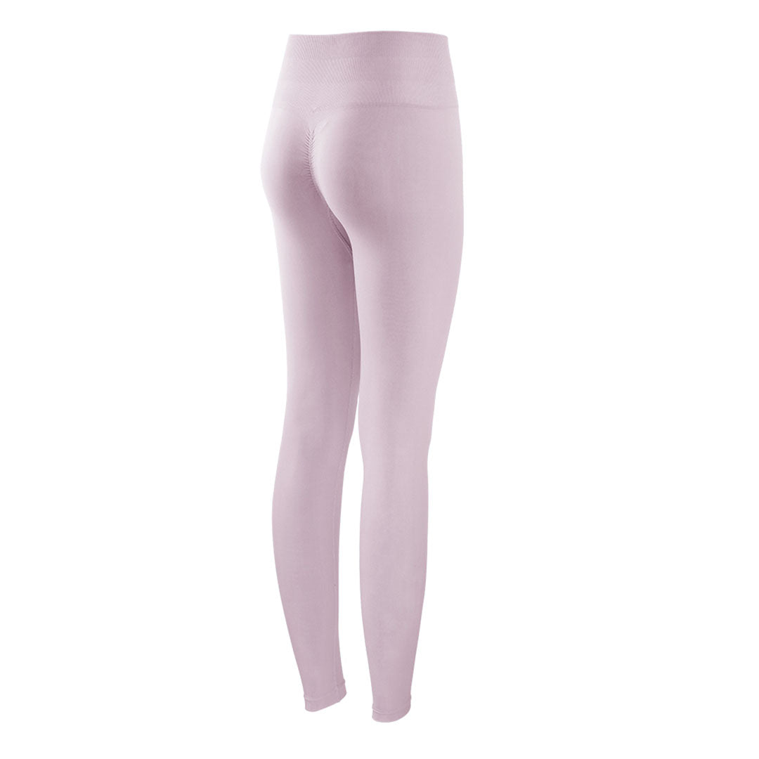 Legging uni taille haute rehaussant les hanches