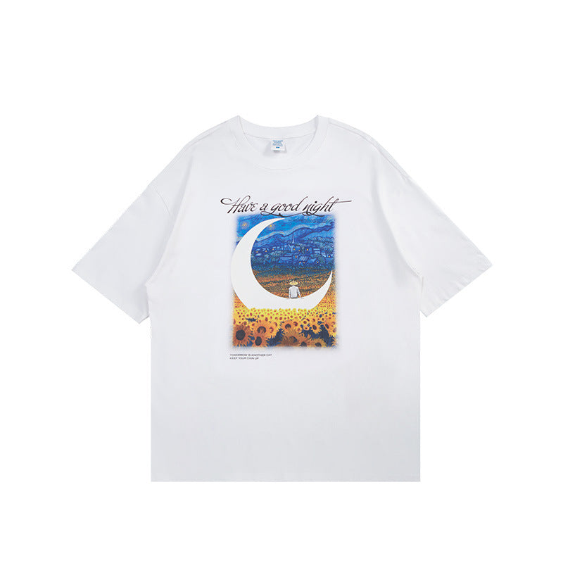 2023 Starry Sky Pastoral Daisy Luminous Graphic Tee