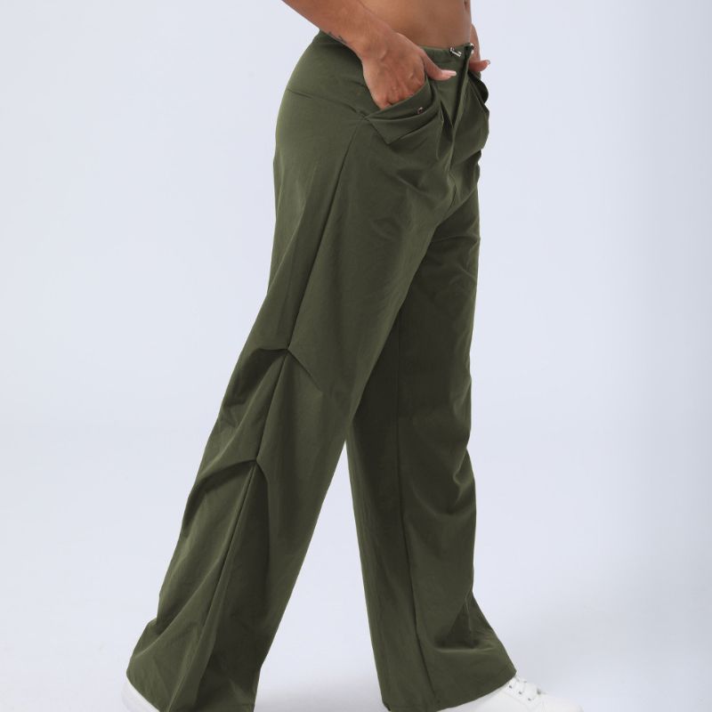 High-waisted quick-drying sports trousers