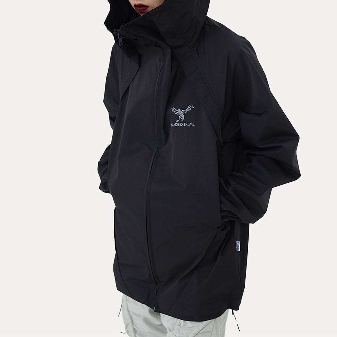 Classic Vintage Drawstring Zip Hoodie