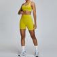 Sports bra & shorts running yoga sets