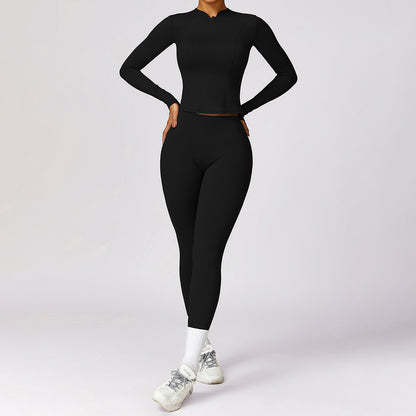 High-intensity fitness long sleeve & leggings sports set