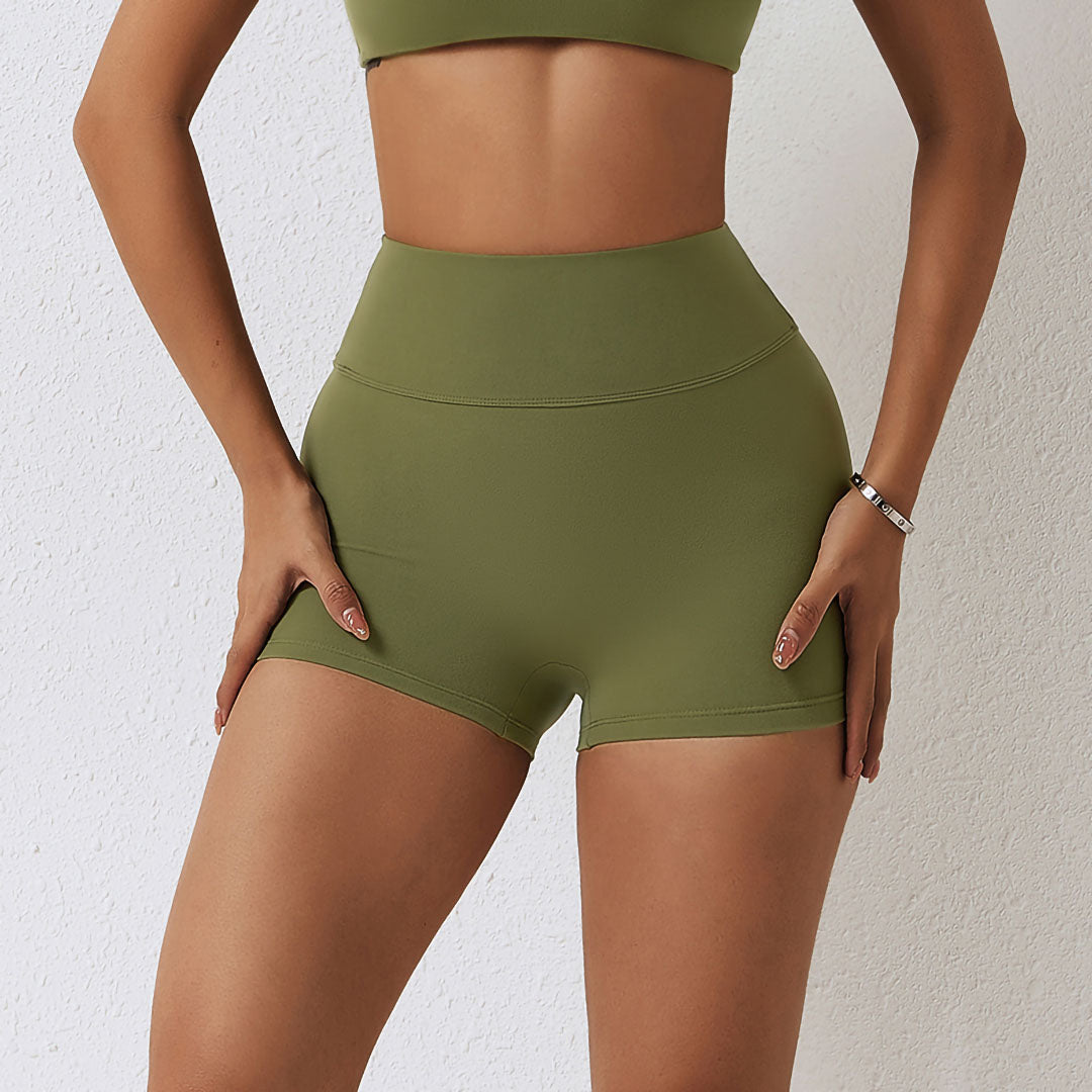 Seamless high-rise hip lift shorts