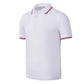 Men's cotton-trimmed polo shirt