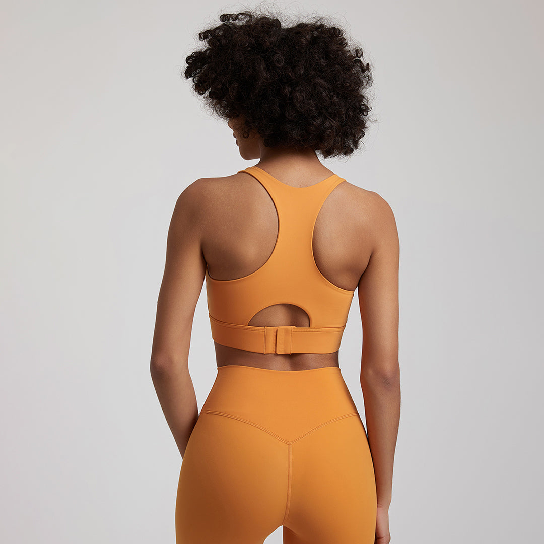 Soutien-gorge de sport de yoga à boucle solide