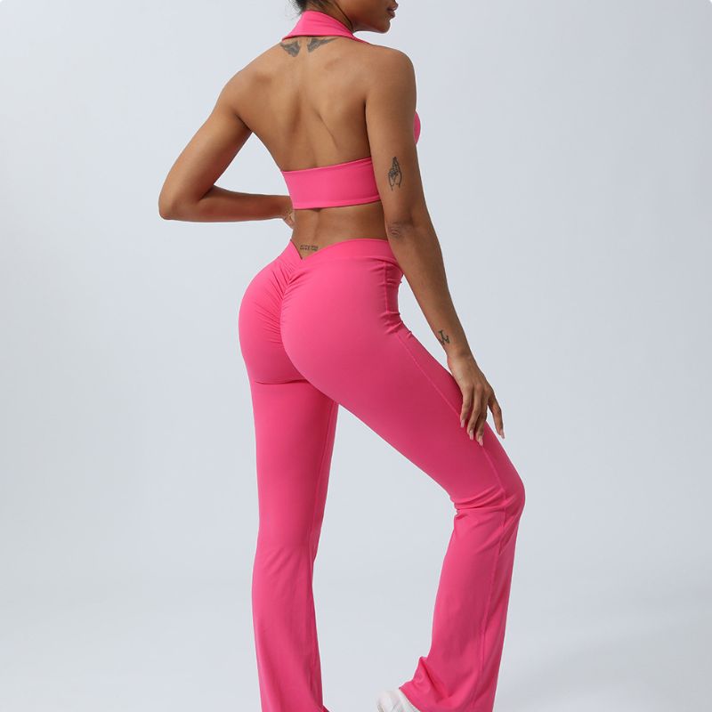 Beautiful back and butt lift sports yoga leggings set