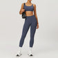 Seamless High-waisted Yoga Bra + Legging 2 Pieces Set