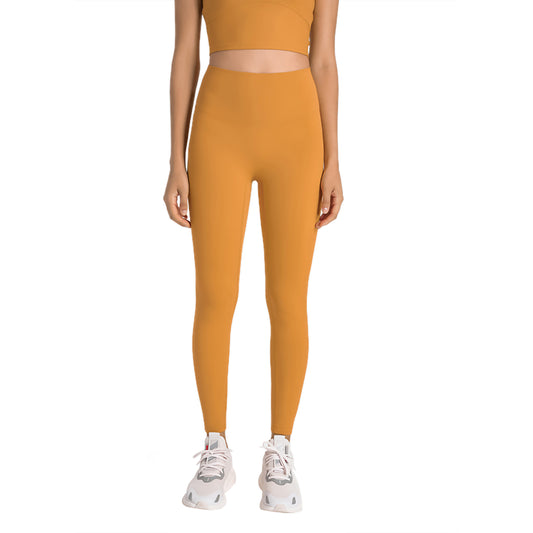 Legging de sport hautement extensible de couleur unie