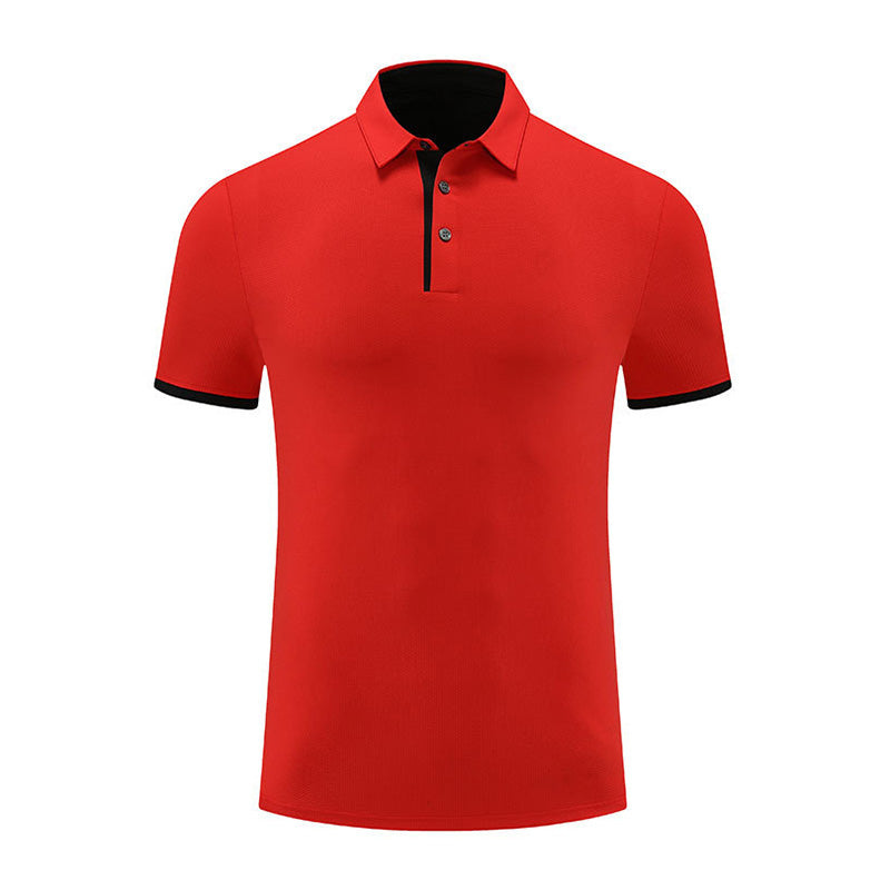 Outdoor Fitness Quick Drying Sports Short Sleeved Polo