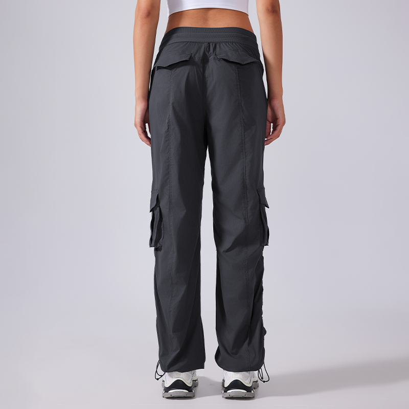 Multi pocket wide leg Cargo sports pants