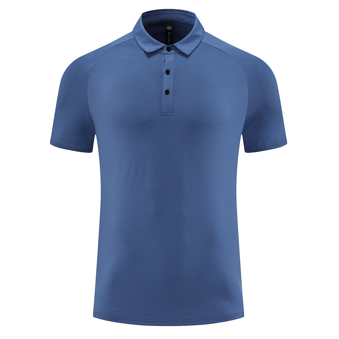 Men's breathable running polo shirt