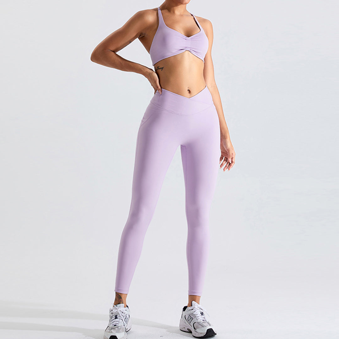 Sports bra & leggings quick-drying fitness sets