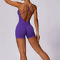 Cut-out beautiful back seamless Jumpsuits