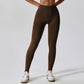 Seamless high waist running leggings