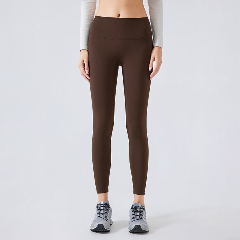 Nude sense Pilates waist and hip lift sports fitness pants