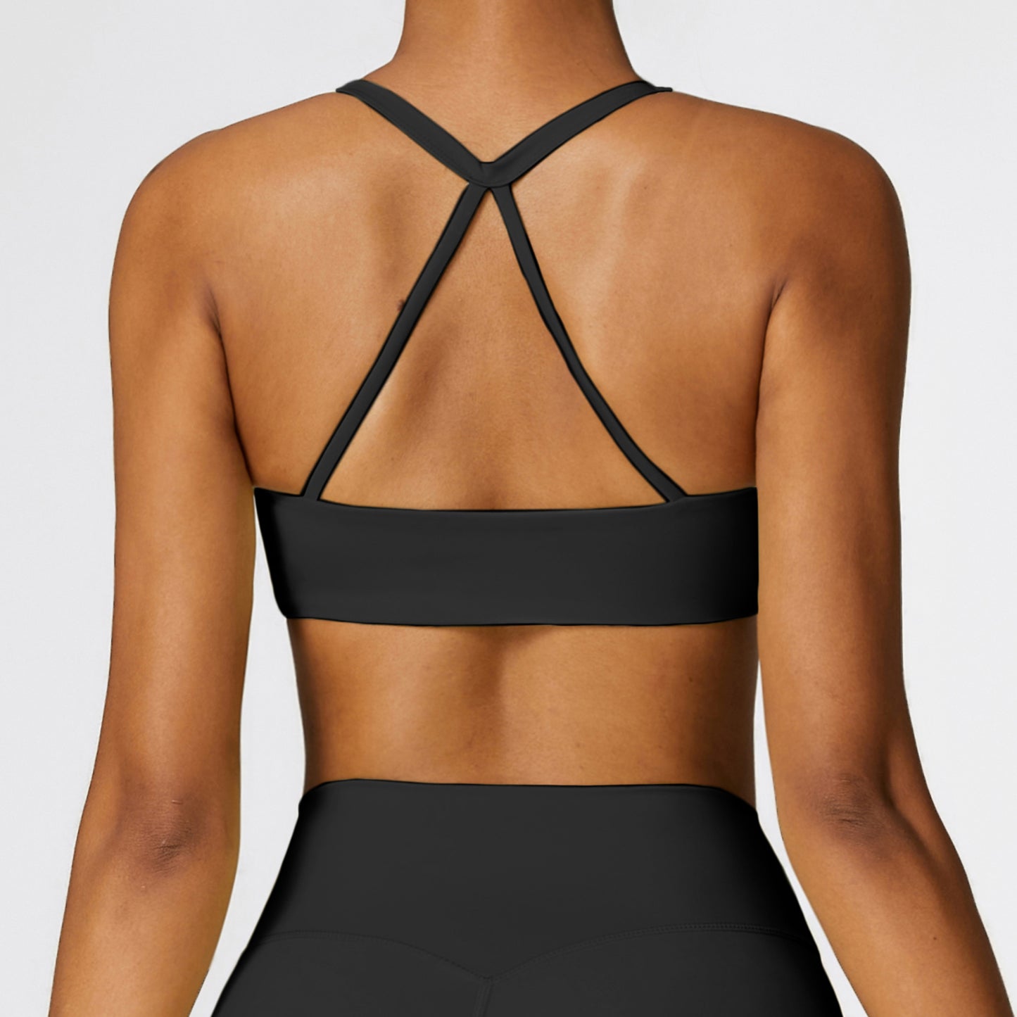 Back cross fitness skinny sports bras