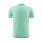 Men's solid color breathable sports polo shirt