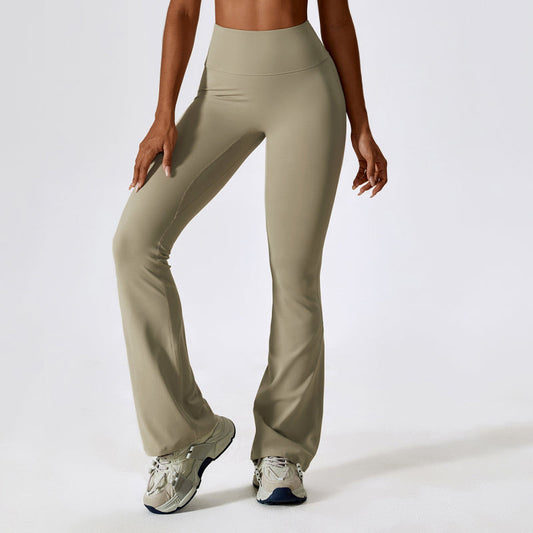 Wide-legged skinny hip-lifting casual sweatpants