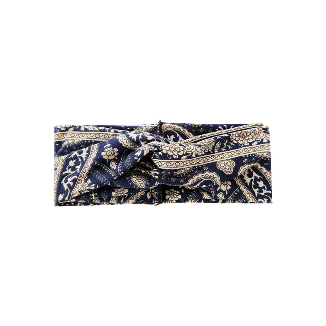 Cross Printed Knitted Movement Elastic Headband