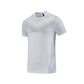 Men's solid color short-sleeved sports T-shirt