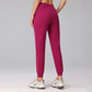 Drawstring Velvet Warm Elastic Leg Casual Sweatpants