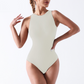 Seamless body-shaping one-piece yoga wear