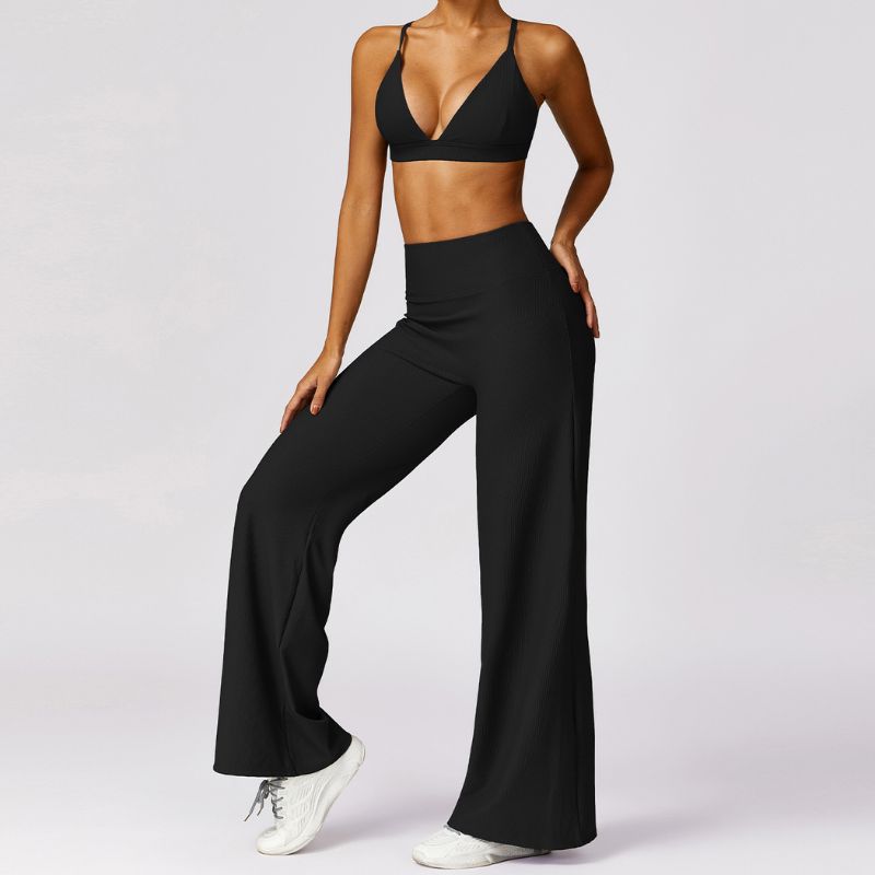 Quick-drying skinny bra & casual pants sport sets