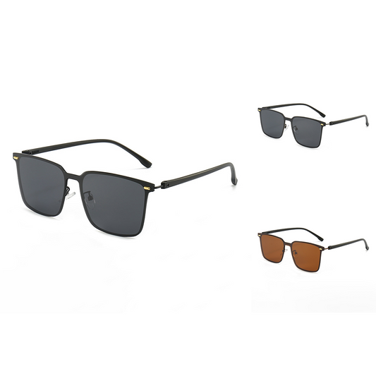 Large Square Frame Sunglasses For Driving And Cycling