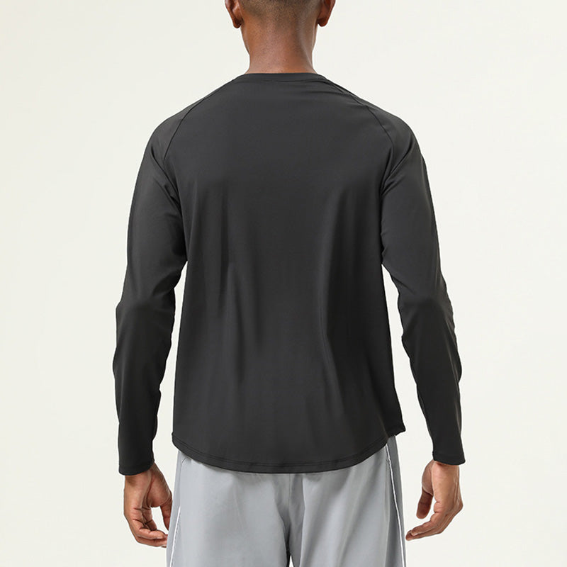 Men's Nude Quick Drying Long Sleeved Top