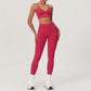 Seamless High-waisted Sports Bra + Legging 2 Pieces Set