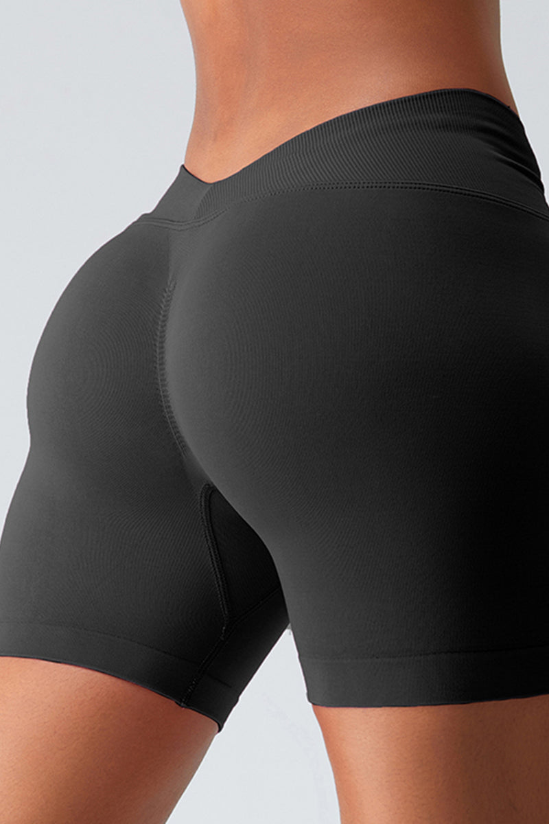 Buttock lift yoga shorts
