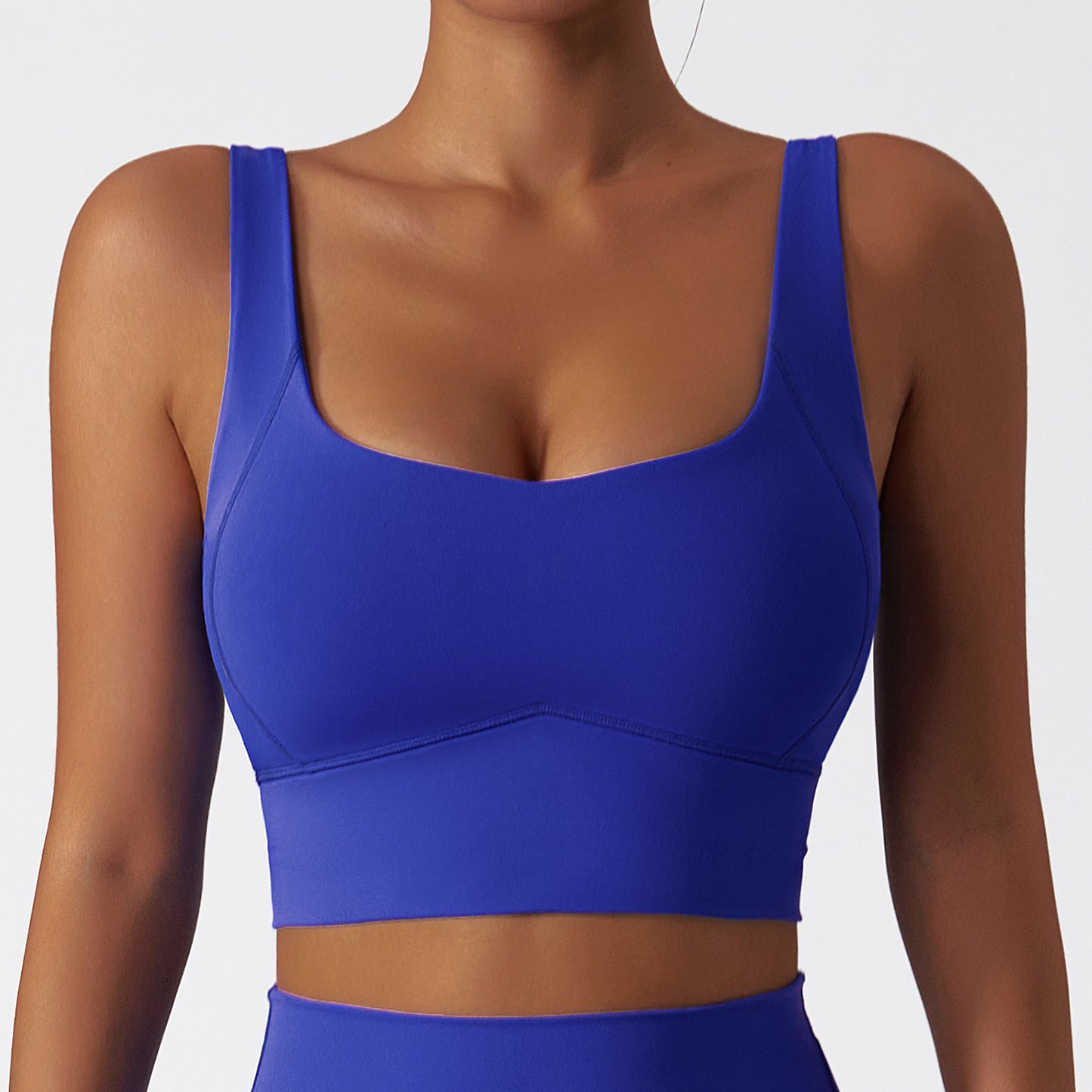 3/4 cup wide straps sports bra