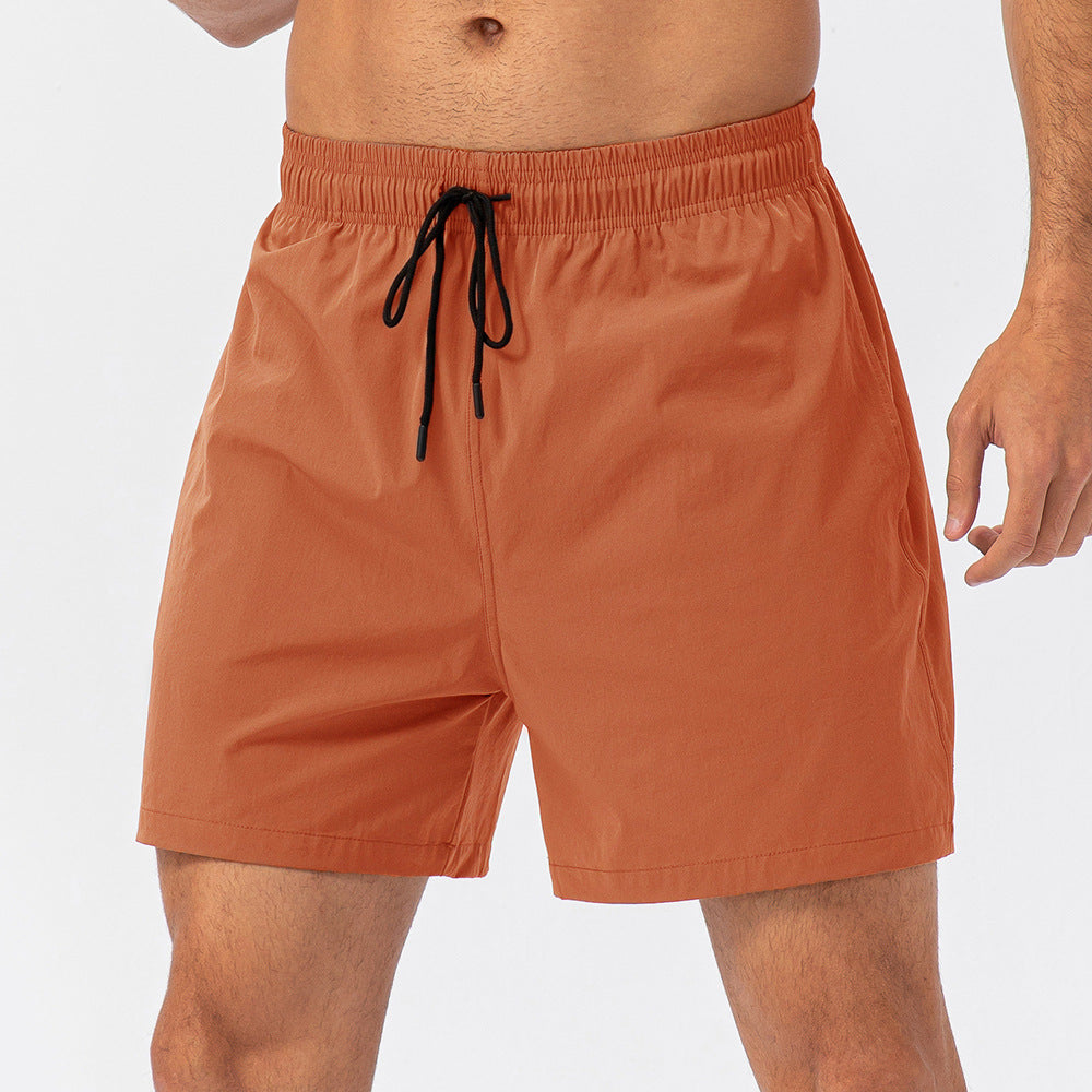 Men's drawstring loose sports shorts