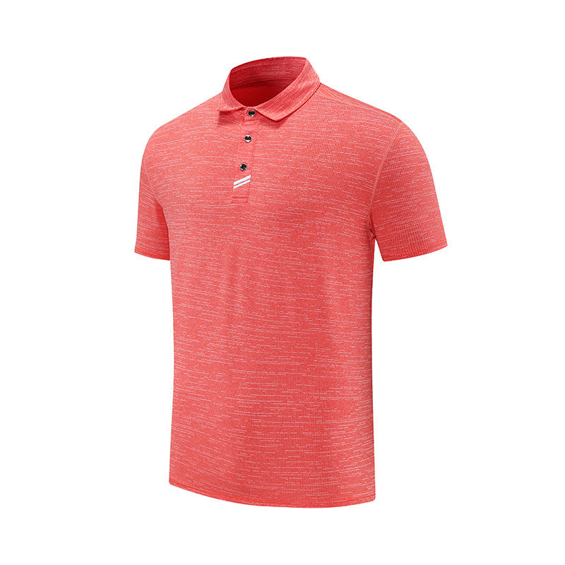 Casual Quick Drying Mesh Short Sleeved Polo T-shirts