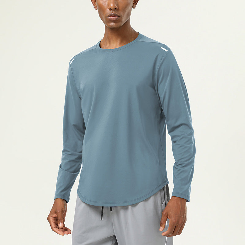 Men's Nude Quick Drying Long Sleeved Top