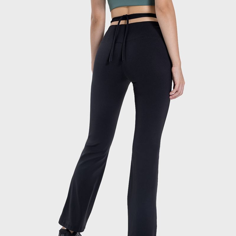 High-waisted slim and slim fashion sports pants