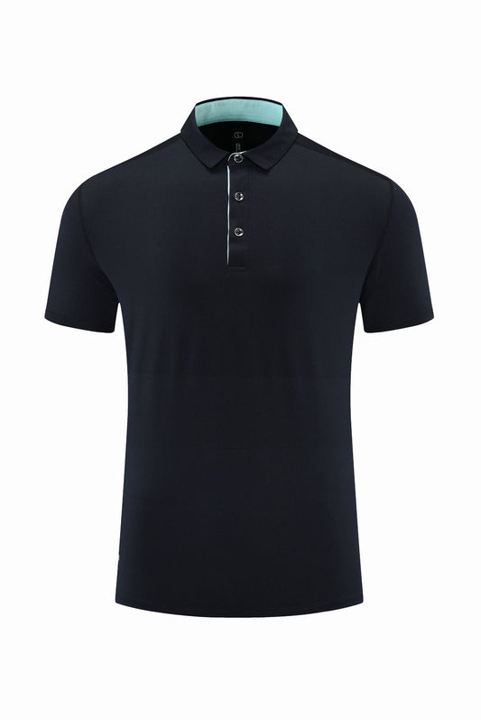 Men's solid polo shirt