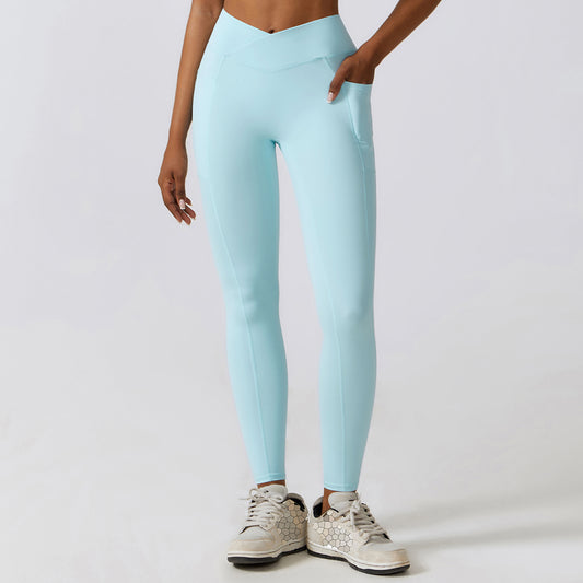 Leggings de yoga taille haute pour sports serrés