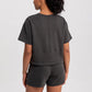 Breathable Drawstring Short-sleeved Sports Yoga T-shirts